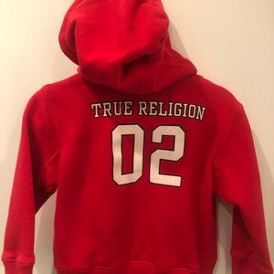 18 month old True Religion zip up hoodie